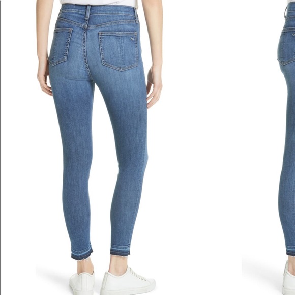Rag & Bone High Waist Ankle Skinny Jeans - Picture 2 of 8